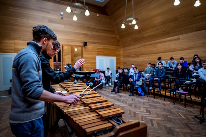 Marianna Bednarska Percussion Masterclass at the Liszt Academy
