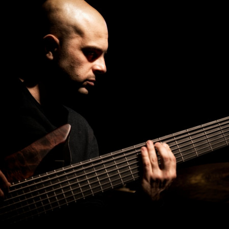 Daniele Camarda jazz bass guitar master class at the Jazz Department