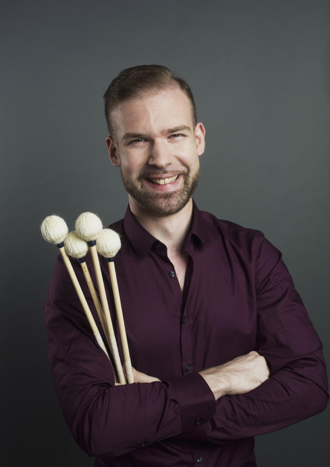 Kai Strobel percussion master class at the Liszt Academy