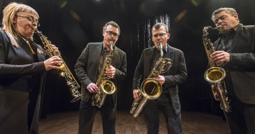 Quasar Saxophone Quartet Master Class at the Liszt Academy